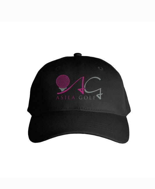 ASILA Golf Logo Hat- Black