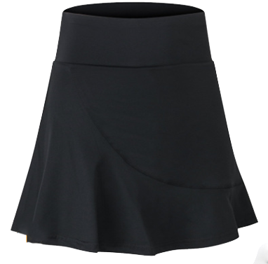 ASILA Golf Ruffle Skirt- Black